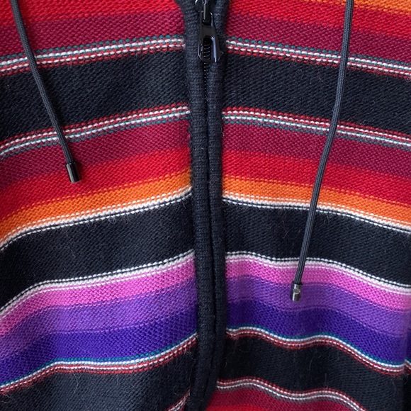 Ralph Lauren Full Zip Pockets Wool CottonStretch Hooded Poncho Never Used - Picture 12 of 15